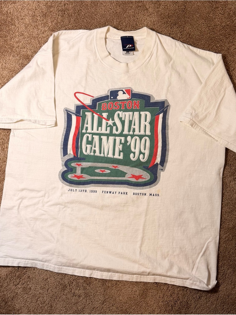 Vintage Boston All-Star Game '99 Graphic T-Shirt - White